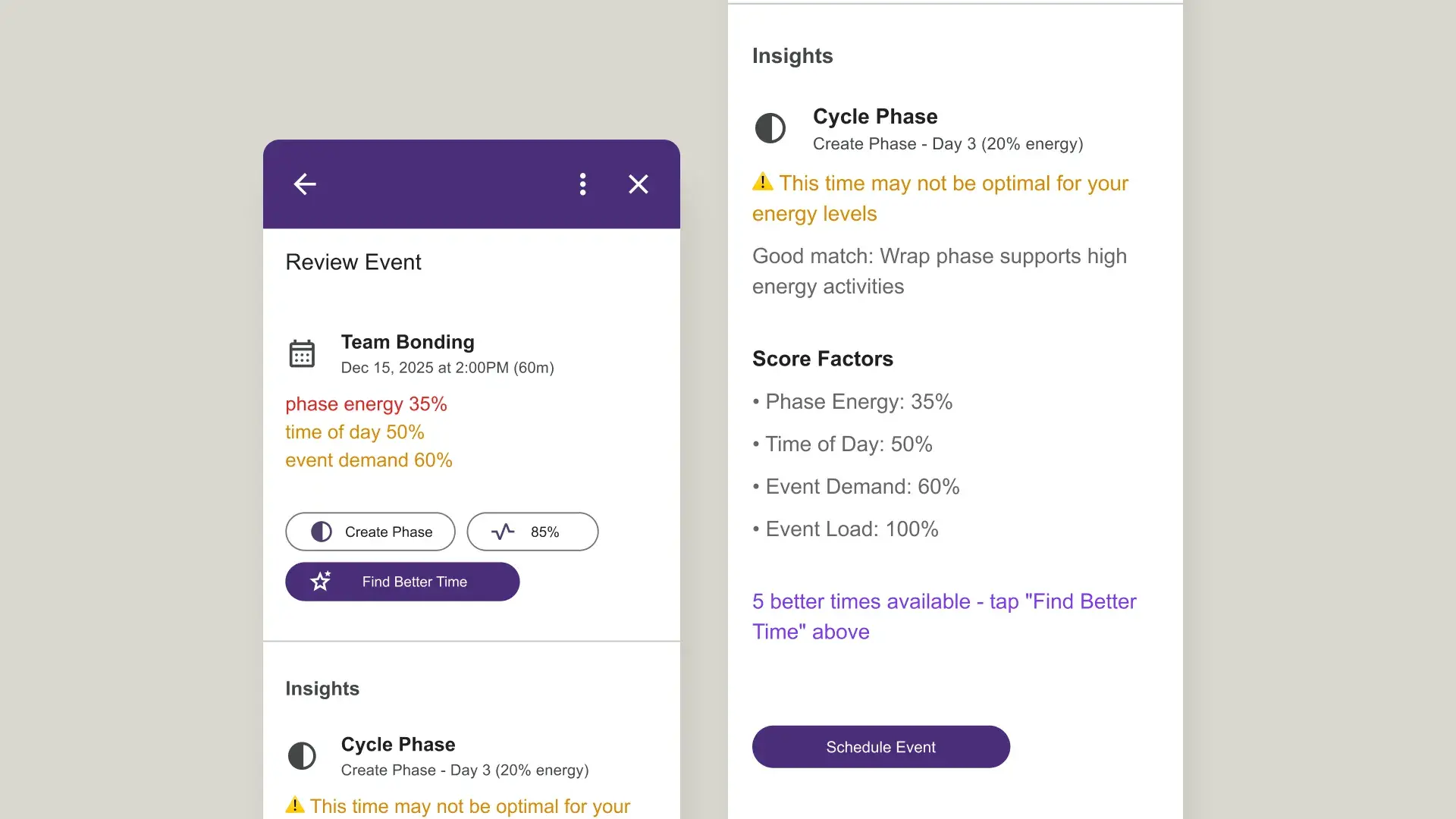 Show the math behind every score