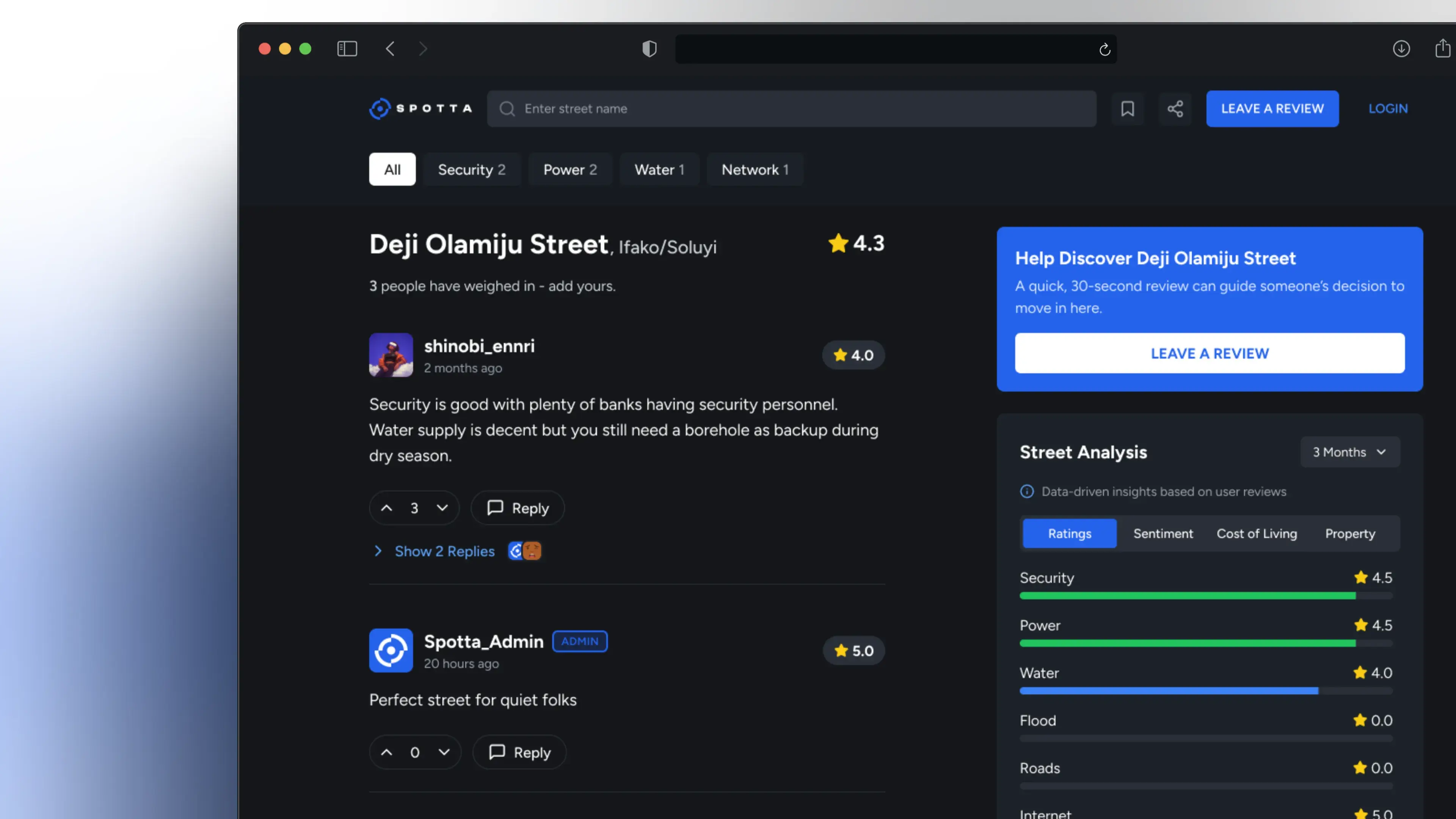 Spotta street page - Deji Olamiju Street